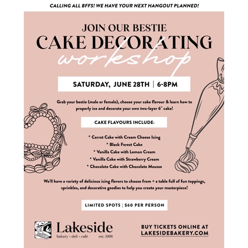 June Besties Cake Decorating Workshop 01
