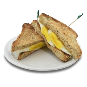 Fried egg and toast