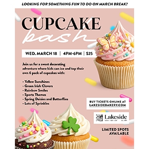 March Break Cupcake Bash