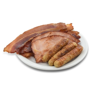 Side of bacon, ham or sausage